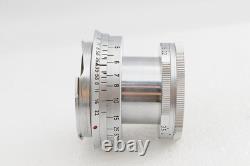 106? LEICA Leitz ELMAR M 50mm f3.5? 3rd? Silver Lens From JAPAN