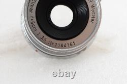 106? LEICA Leitz ELMAR M 50mm f3.5? 3rd? Silver Lens From JAPAN