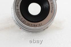 106? LEICA Leitz ELMAR M 50mm f3.5? 3rd? Silver Lens From JAPAN