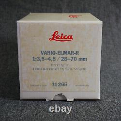 11265 Leica Vario-Elmar R 28 70mm / f 3.5-4.5 3-CAM in Original Box IN BOX