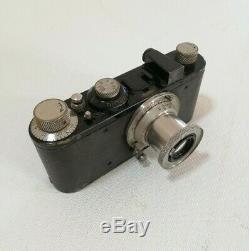 1930 Leica 1 Camera Leitz Elmar 13.5 F 50mm Lens Serial No 59097, Cased