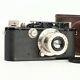1933 Leica Leitz III(F) Camera + Nickel Elmar 50mm f3.5 Lens Paint is Superb