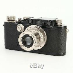 1933 Leica Leitz III(F) Camera + Nickel Elmar 50mm f3.5 Lens Paint is Superb