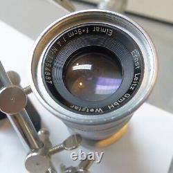 1x Leica Ernst Leitz GmbH Wetzlar Elmar f=9cm 14 Chrom M