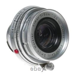 2.8/50mm Elmar 5cm f2.8 Collapsible Leica BM rangefinder camera lens