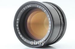 2 Lens N MINT Leica Leitz Summicron 90mm Elmar 65mm BLACK Visoflex III M JAPAN