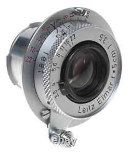 3.5/50 Elmar collapsible compact Leica 50mm LTM SM M39 lens