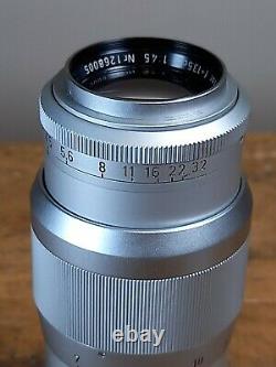 3x Leitz LTM Lenses Summaron 3.5cm f3.5, Elmar 9cm f4 and Hektor 13.5cm f4.5
