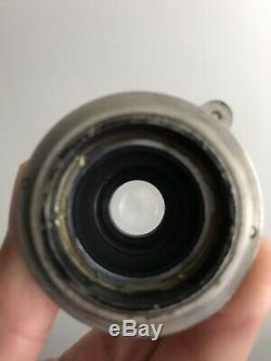 Black Leica Standard #137437 Leitz Wetzlar Camera Leitz-Elmar 13,5 F 50mm Lens