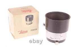 Boxed Leica Leitz Collapsible FIKUS Lens hood for ELMAR 3.5cm, 9cm, 13.5cm MINTY