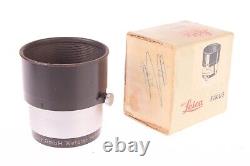 Boxed Leica Leitz Collapsible FIKUS Lens hood for ELMAR 3.5cm, 9cm, 13.5cm MINTY