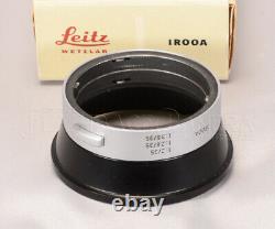 Boxed Leitz Lens Hood IROOA f. E39 Lens Summicron Summaron Elmar #018160