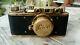 Brass Patina Leica II 35mm Film Camera With Leitz Elmar 13.5 F=50 mm Lens