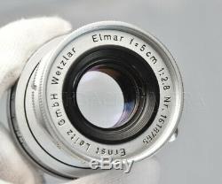 CLA'd Leitz Elmar 50mm f2.8 LTM f. Leica L/M cameras from JAPAN #017307