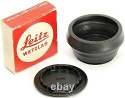 ELMAR-C 90mm F4 Lens fit Collapsible Rubber Lens Hood 12517 + Front Cap 14191