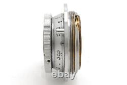 EXC+5? Leitz Leica Elmar 3.5cm 35mm f/3.5 Screw Mount M39 Lens from Japan