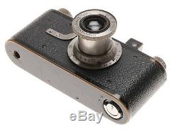 Elmar 13.5 f=50mm Nickle Rare Leitz Lens Leica I Mod. A Black Paint Camera kit