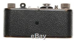 Elmar 13.5 f=50mm Nickle Rare Leitz Lens Leica I Mod. A Black Paint Camera kit
