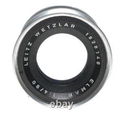 Elmar F4 9cm Leitz Wetzlar Leica SM mount f=90mm 4/90 clean