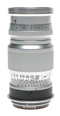 Elmar F4 9cm Leitz Wetzlar Leica SM mount f=90mm 4/90 clean