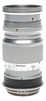 Elmar F4 9cm Leitz Wetzlar Leica SM mount f=90mm 4/90 clean