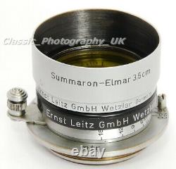 Elmar f=3,5cm 13,5 LEICA L39 Leica LTM Lens made by Ernst LEITZ Wetzlar in 1935