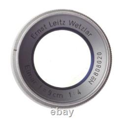 Elmar f=9cm 14 Chrome compact 14/90mm M39 screw mount Leitz lens rangefinder
