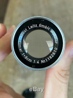 Ernst Leitz GmbH Wetzlar Elmar f=9cm 14 Great Condition Leica