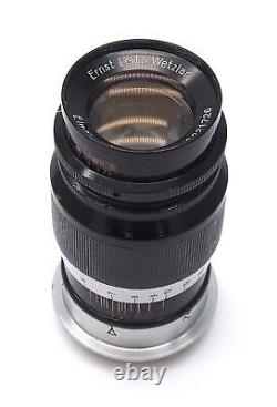 Ernst Leitz Leica 9cm F4 Elmar L39 Screw Rangefinder Lens UK Dealer