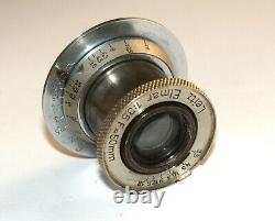 Ernst Leitz Wetzlar Elmar 13.5 5cm 3.5/50 mm lens Nickel M39 for Leica camera