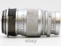 Ernst Leitz Wetzlar Elmar 9cm 9 CM 90mm 90 MM 4 14 Leica M39 Connection