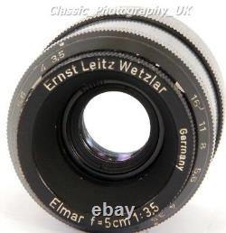 Ernst Leitz Wetzlar Elmar f=5cm 13.5 + DOORX + DOOGS Enlarger Macro Lens M39