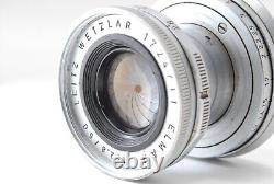 Exc+5 Leica Leitz Elmar 50mm 5cm f/2.8 LTM L39 MF Lens From JAPAN