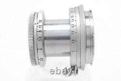 Exc+5 Leica Leitz Elmar 50mm 5cm f/2.8 LTM L39 MF Lens From JAPAN