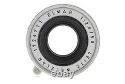 Exc+5 Leica Leitz Elmar 50mm 5cm f/2.8 LTM L39 MF Lens From JAPAN