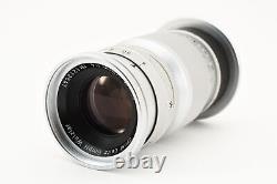 Exc+5 Leica Wetzlar Leitz Elmar 90mm f/4 Lens Silver L39 Screw from Japan