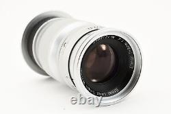 Exc+5 Leica Wetzlar Leitz Elmar 90mm f/4 Lens Silver L39 Screw from Japan