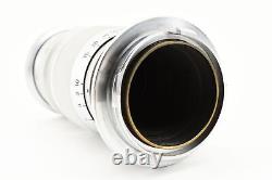 Exc+5 Leica Wetzlar Leitz Elmar 90mm f/4 Lens Silver L39 Screw from Japan