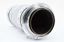 Exc+5 Leica Wetzlar Leitz Elmar 90mm f/4 Lens Silver M mount from Japan