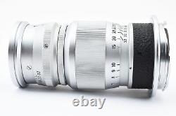 Exc+5 Leica Wetzlar Leitz Elmar 90mm f/4 Lens Silver M mount from Japan