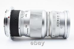 Exc+5 Leica Wetzlar Leitz Elmar 90mm f/4 Lens Silver M mount from Japan