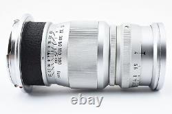 Exc+5 Leica Wetzlar Leitz Elmar 90mm f/4 Lens Silver M mount from Japan