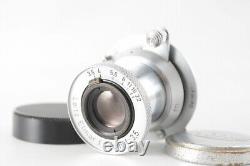 Excellent Leica Leitz Elmar 5cm 50mm F/3.5 L39 Red Scale Lens from Japan #1072