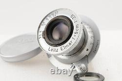 Excellent Leica Leitz Elmar 5cm 50mm F/3.5 L39 Red Scale Lens from Japan #1301