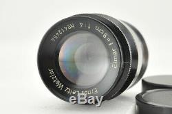 Excellent Leica Leitz Elmar 9cm (90mm) f/4 L mount Black from Japan #3702