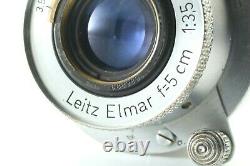 F/SExcellent+++++Leica Leitz Elmar 50mm 5cm F/3.5 L39 LTM Lens From JAPAN #427