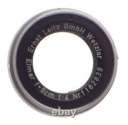 Filter cap Elmar 14 f=9cm Chrome Leica classic prime rangefinder RF lens Leitz