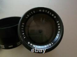 Für Leica M Leitz Wetzlar Tele-Elmar 14/135 Objektiv lens
