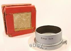 Genuine Leica FISON Lens Hood for Elmar 5cm 50mm Lens A36 Fit Good Condition