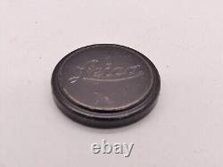 Genuine Leitz Leica Brass Front Lens Cap Black 36mm For Elmar 3.5/5cm 9cm U268